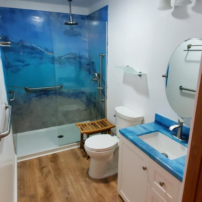 Bathroom Epoxy and Paint