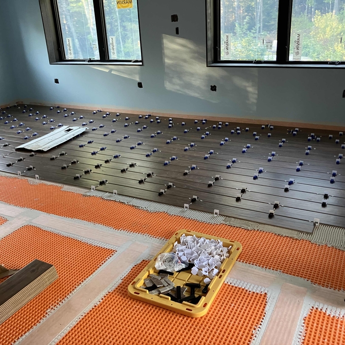 Tile installation