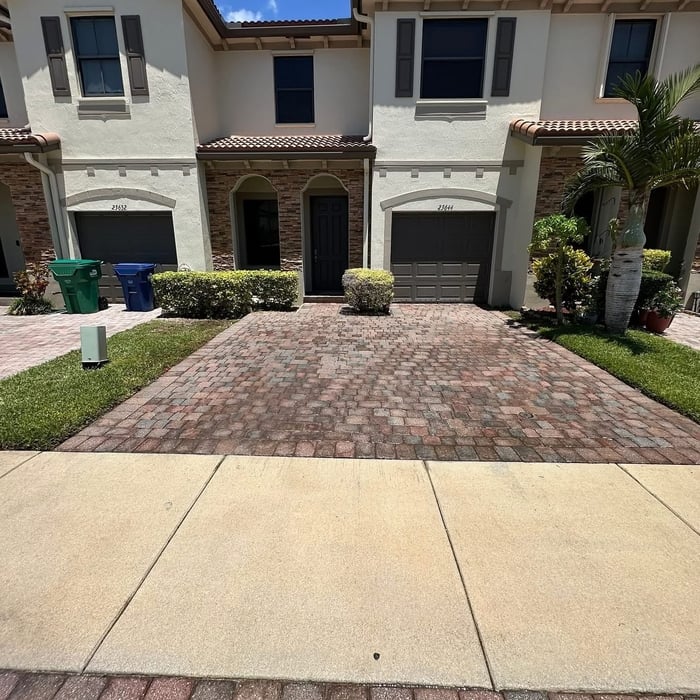Cleaning Driveway