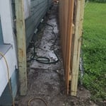 8ft transition 6ft fence