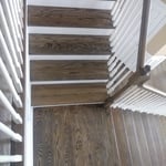 Stained Step Treads