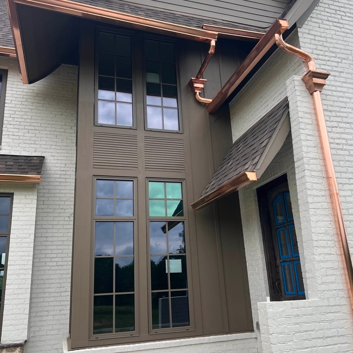 Copper Gutters