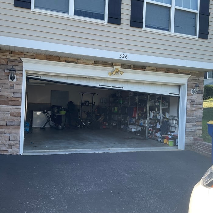 Hung door