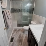 Walk in shower