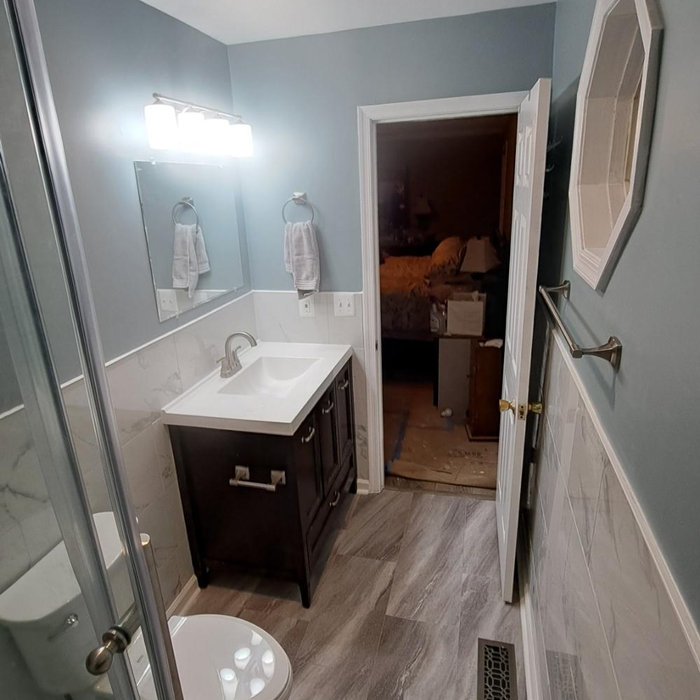Walk in shower