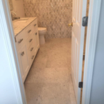installing Tile bathroom