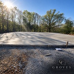 Slab foundation for shop