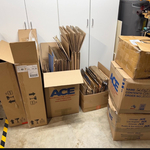 Moving boxes for client