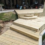 Pool deck build