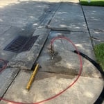 Sidewalk at Catch Basin