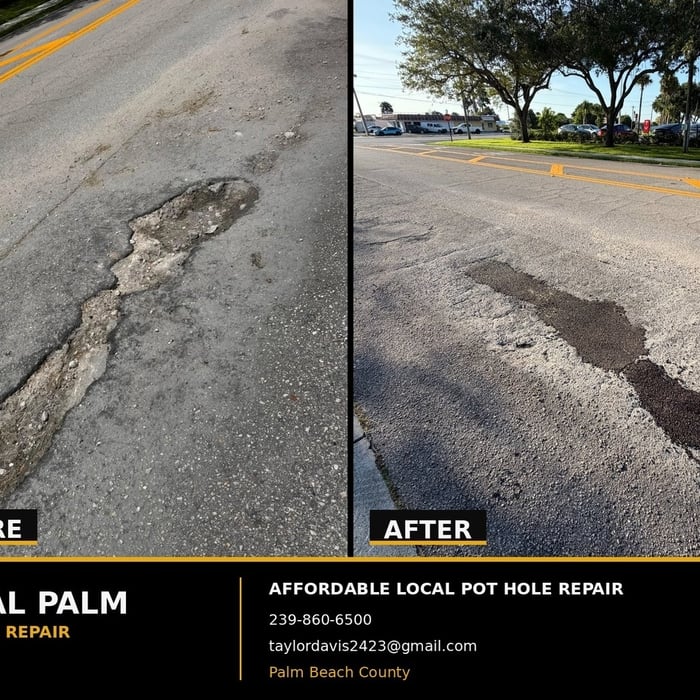 Long Pothole Repair
