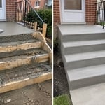 Concrete stairs