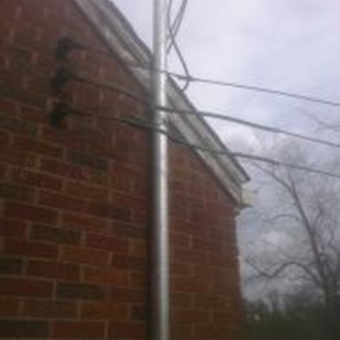 150amp mast service