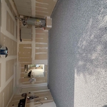 Pebble Path Flake Garage