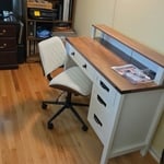 Desk and office chair