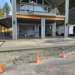 Driveway and patio