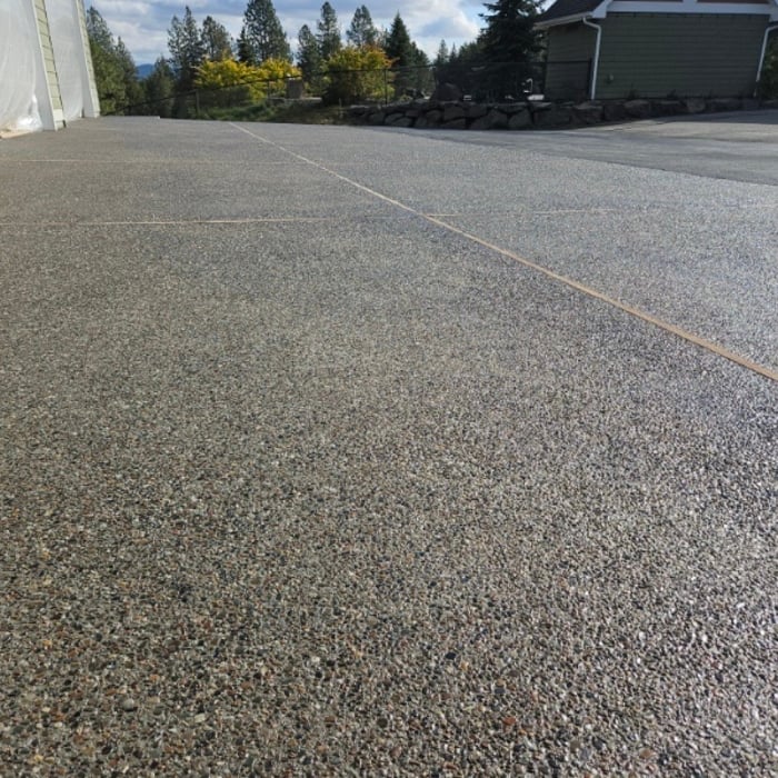 Exposed aggregate