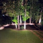 Lit Retaining Wall