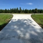 10,000 sq foot driveway