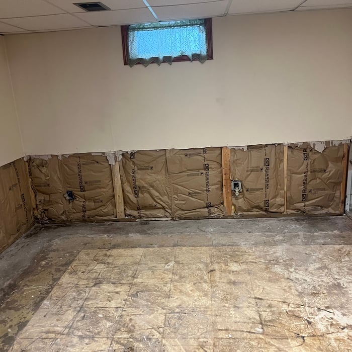 flood demo/drywall