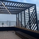 Alder Benches and Pergola