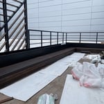 Alder Benches and Pergola