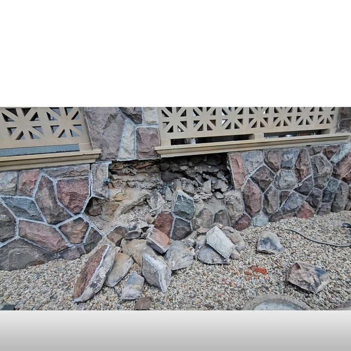 Real stone repair