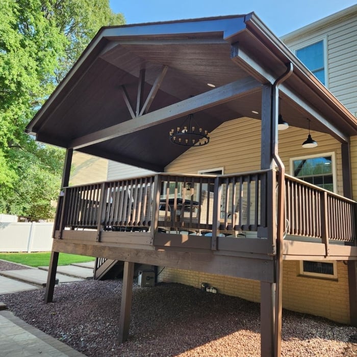 Roof installation deck