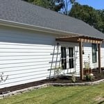 Pergola & Flower bed