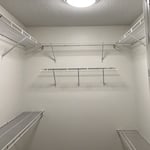 Closet shelving