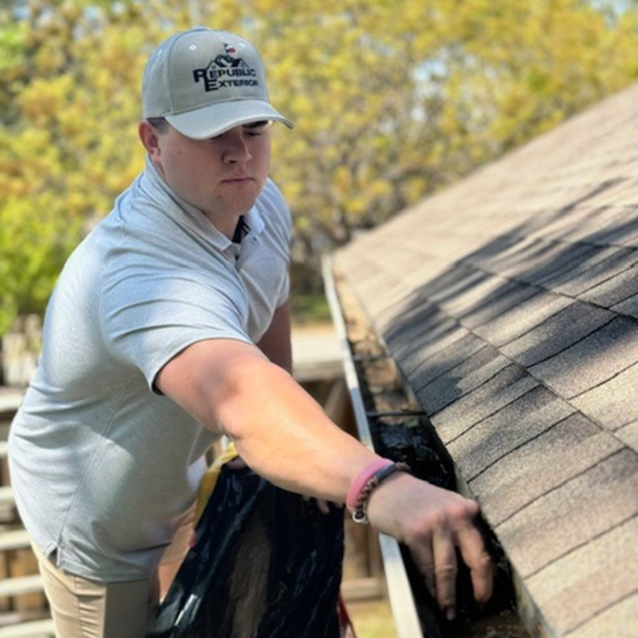 Gutter cleaning