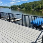 Lake deck