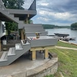 Lake deck