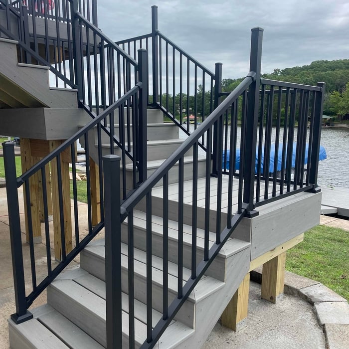 Lake deck