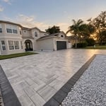 Driveway and walkway