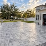 Driveway and walkway