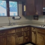 Before of Kitchen remodel