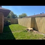 Install privacy fence