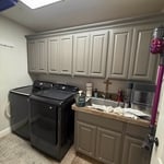 Cabinets painted