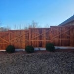 Cedar fence