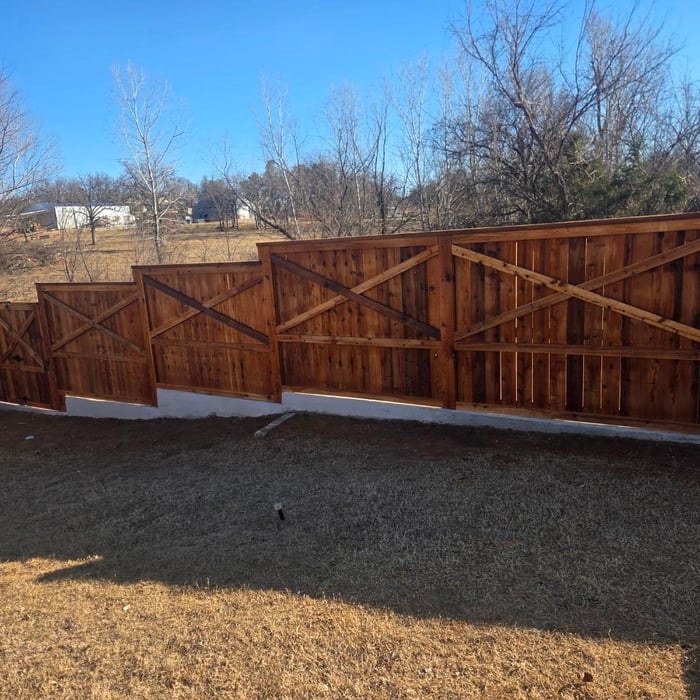Cedar fence