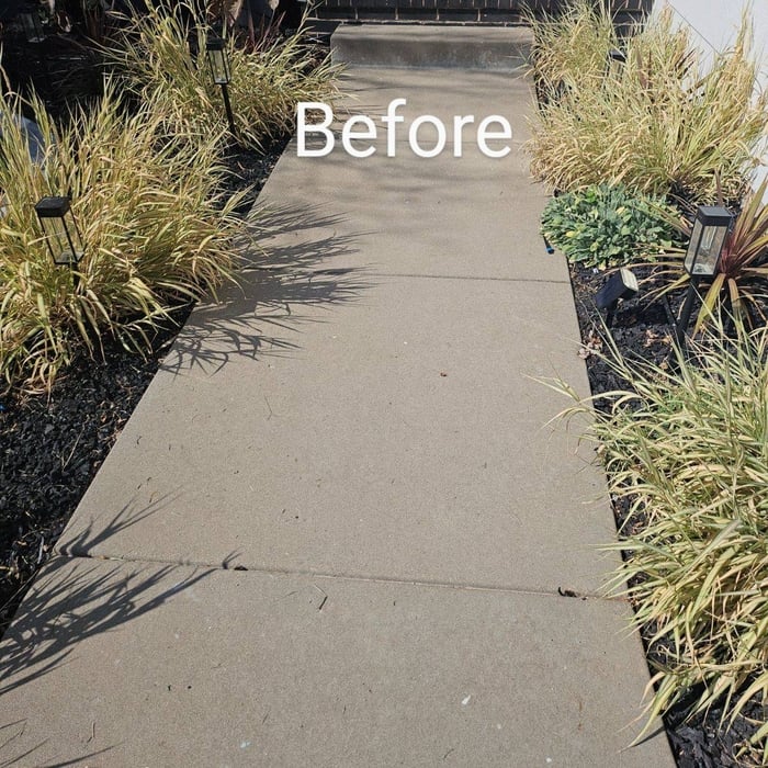 Pressure Washing Driveway