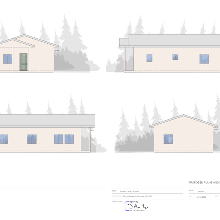 New 1,000sq ft ADU