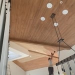 Interior ceiling stain