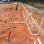 Slab plumbing