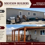 Custom douglas fir porch