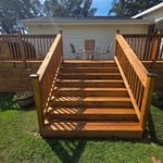Deck rebuild and staining