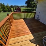 Deck rebuild and staining