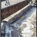 Parapet wall rebuild