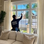 Interior window cleaning
